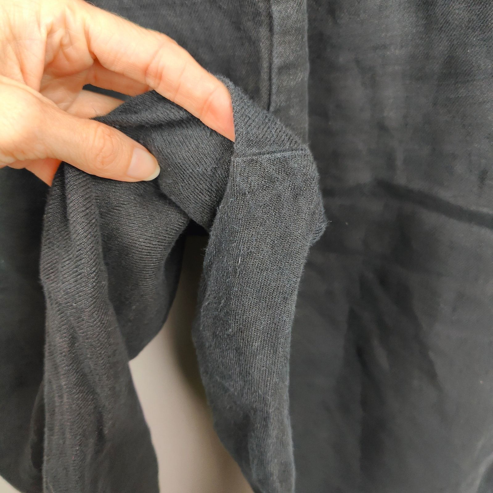 Other Maillot Linen Pants Womens 0 XS Black Wide Leg Relaxed Fit Size 27" / US 4 / IT 40 - 5 Thumbnail