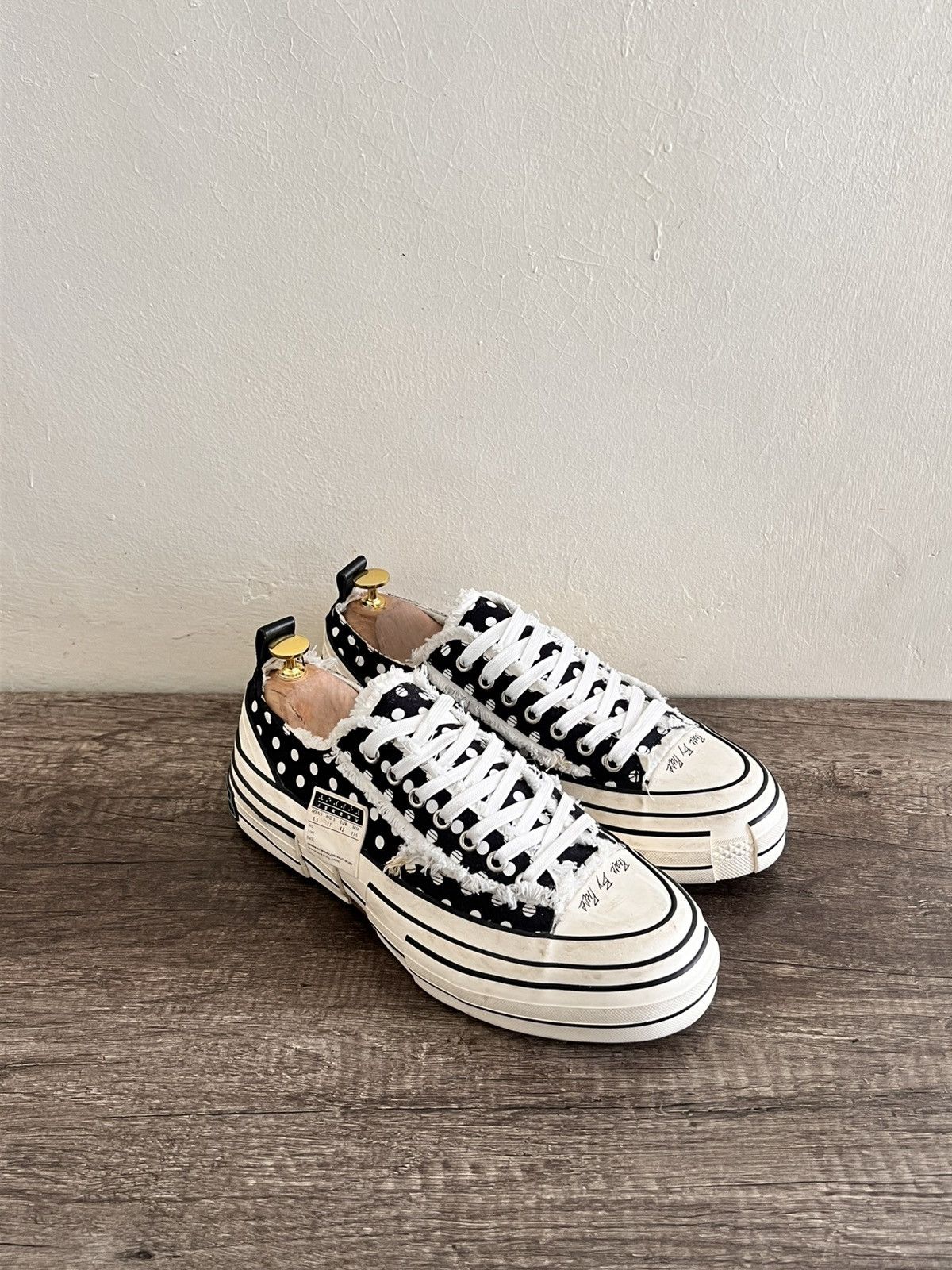 Yohji Yamamoto × xVESSEL G.O.P. Lows Black/white Chunkies Size US 8.5 / EU 41-42 - 3 Thumbnail