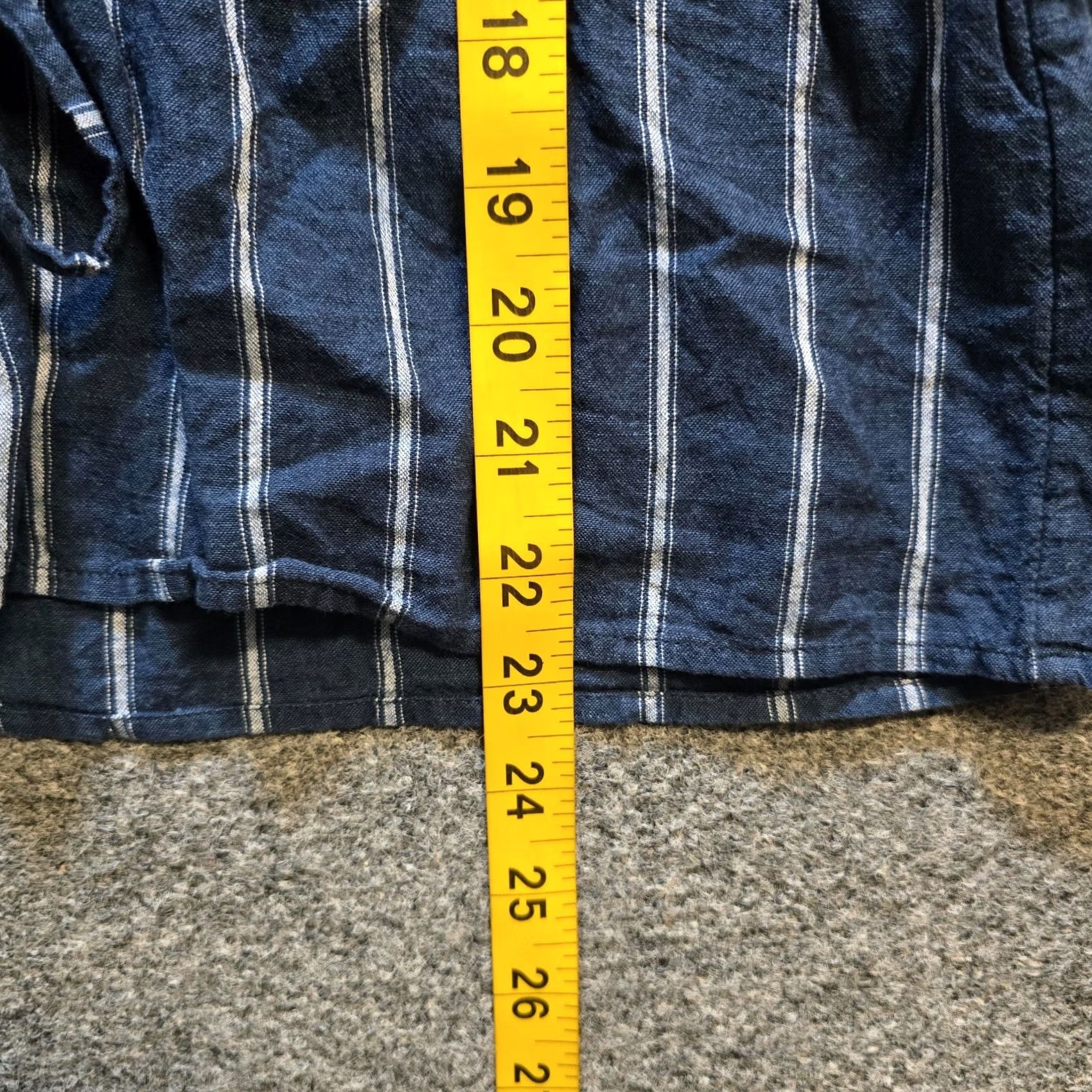 J.Crew J.CREW Top Womens Size 12 Blue Striped Linen Peasant Long Sleeve Boho Casual Shirt Womens Size XL / US 12-14 / IT 48-50 - 6 Thumbnail