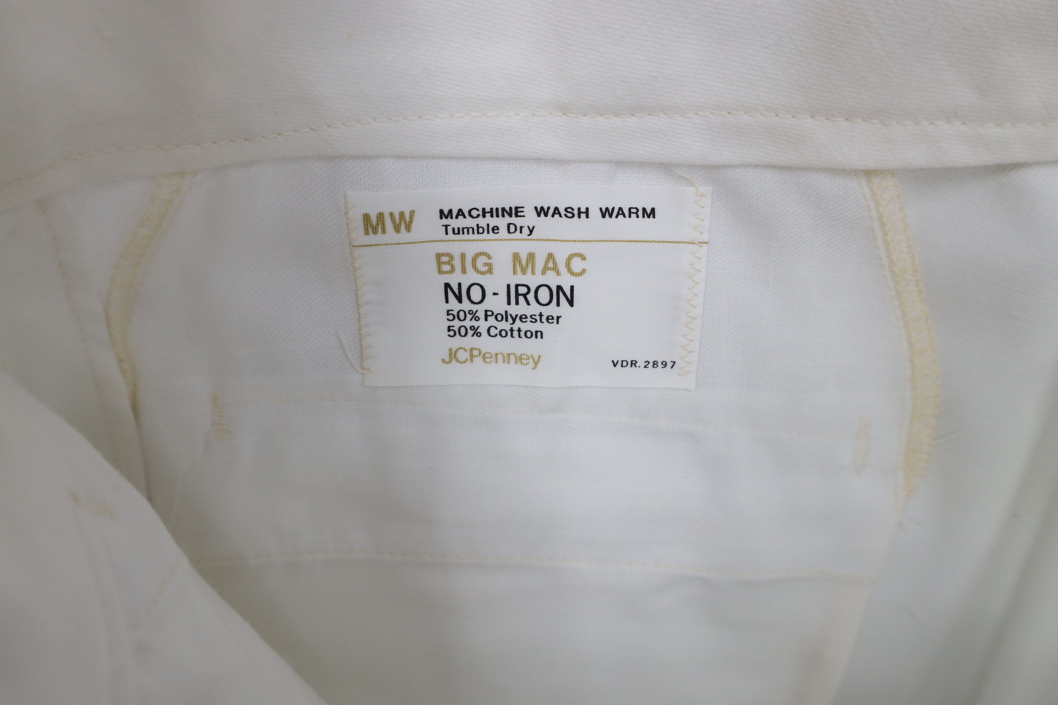 Big Mac Deadstock Vintage 60s 70s Big Mac Mechanic Pants White USA Size US 33 - 6 Thumbnail