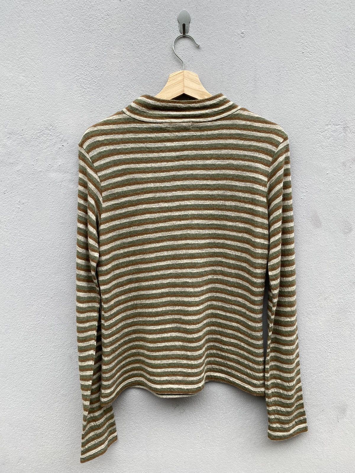 Issey Miyake Iconic Turtleneck PLANTATION by Issey Miyake Extra LS Wool Size M / US 6-8 / IT 42-44 - 10 Thumbnail