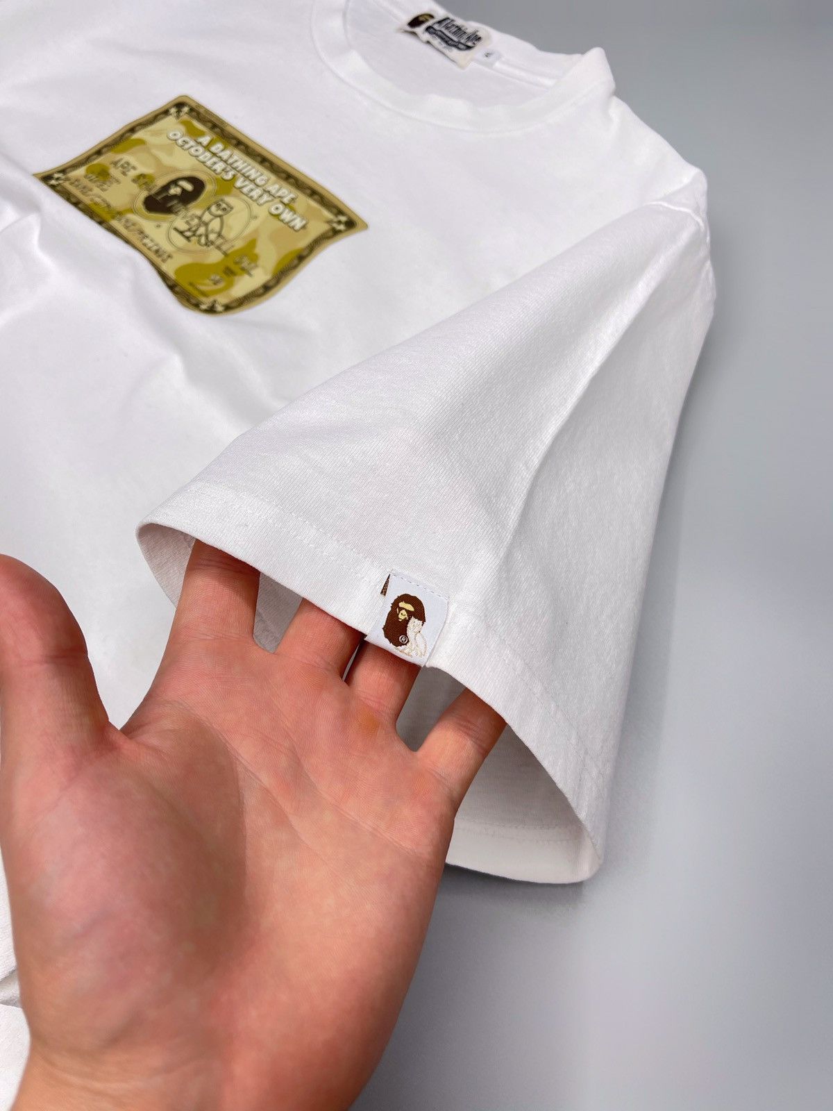 Bape × October's Very Own Bape x OVO Gold Card Tee Size US XL / EU 56 / 4 - 7 Thumbnail