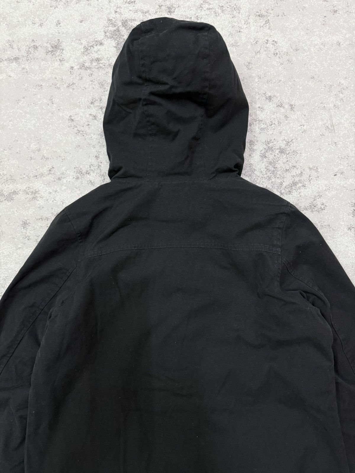 Japanese Brand Bluemoon Jeans Patches Fleece Lined Parka Jacket Hoodie Size S / US 4 / IT 40 - 14 Thumbnail