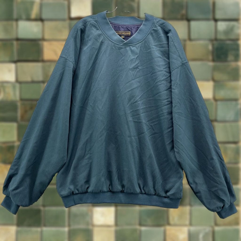 VINTAGE Sun Mountain Sport Golf Windbreaker Mens Large Sweater Gorpcore Preppy