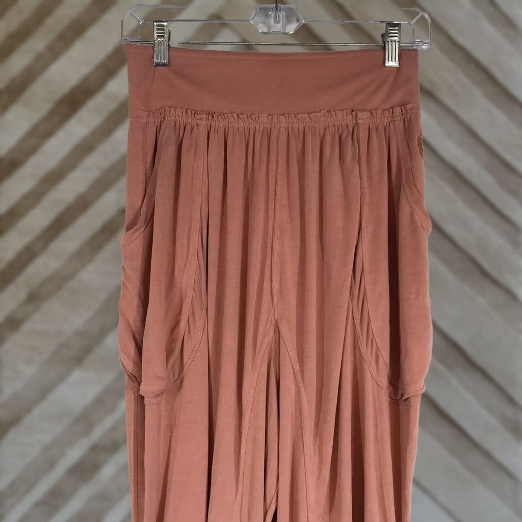 Vintage FP Movement Mauve Pink Harem Joggers High Waist Cinch Ankle Pants XS Size 26" / US 2 / IT 38 - 1 Thumbnail