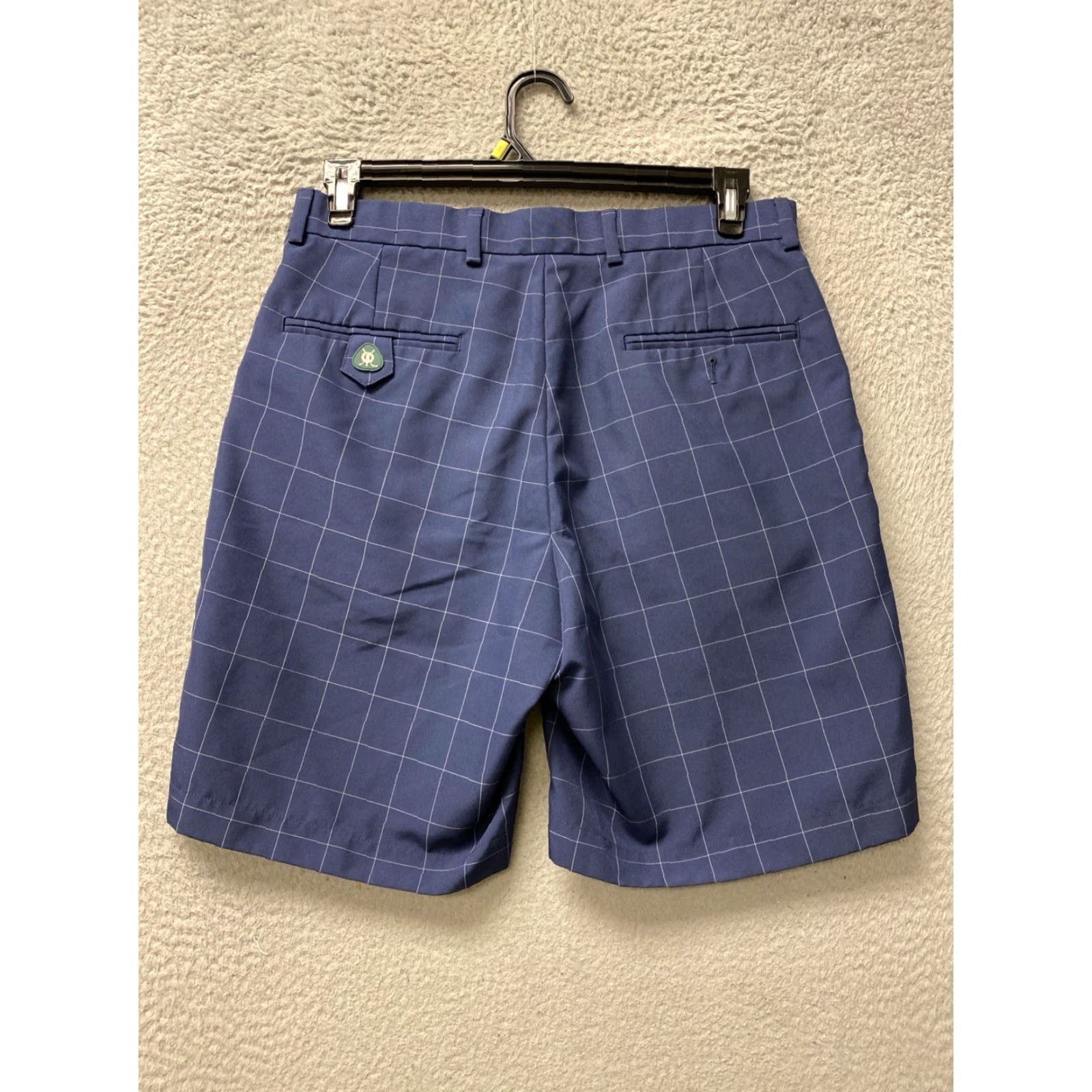 Brooks Brothers VINTAGE Brooks Brothers Men's Shorts Size 33 Navy Check Chino Preppy Summer Casual Size US 33 - 7 Thumbnail