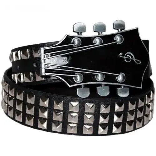 Leather Belts Y2K Rock Guitar Belt Size ONE SIZE - 4 Thumbnail