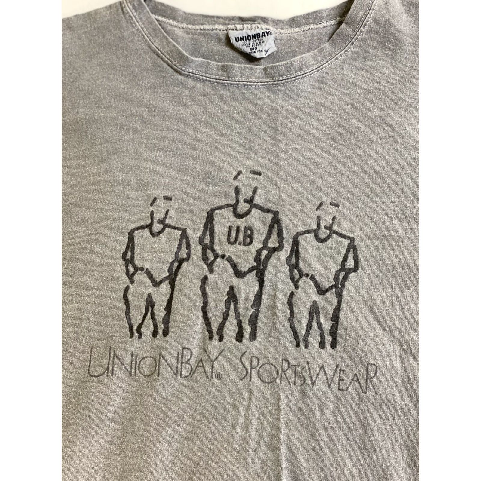 Vintage VINTAGE UNIONBAY T-Shirt XL Men Blue Graphic Tee 90s Solid Short Sleeve Crew Neck Size US XL / EU 56 / 4 - 6 Thumbnail