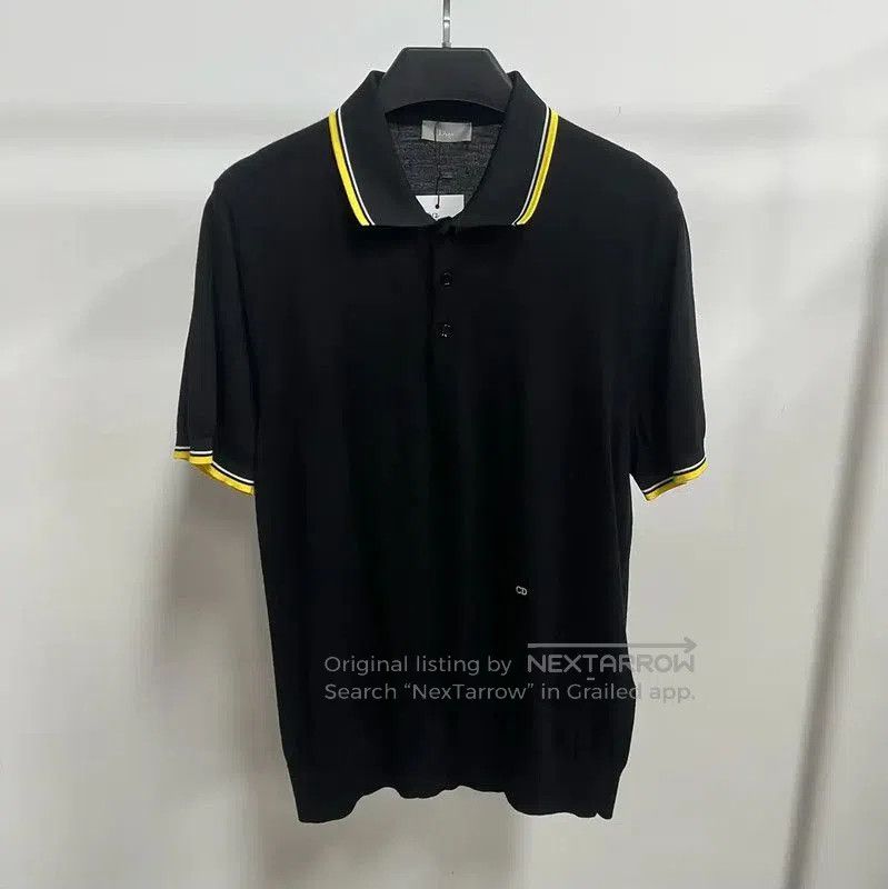 Other Dior Black Men's Polo with Yellow Trim . Size US L / EU 52-54 / 3 - 1 Thumbnail