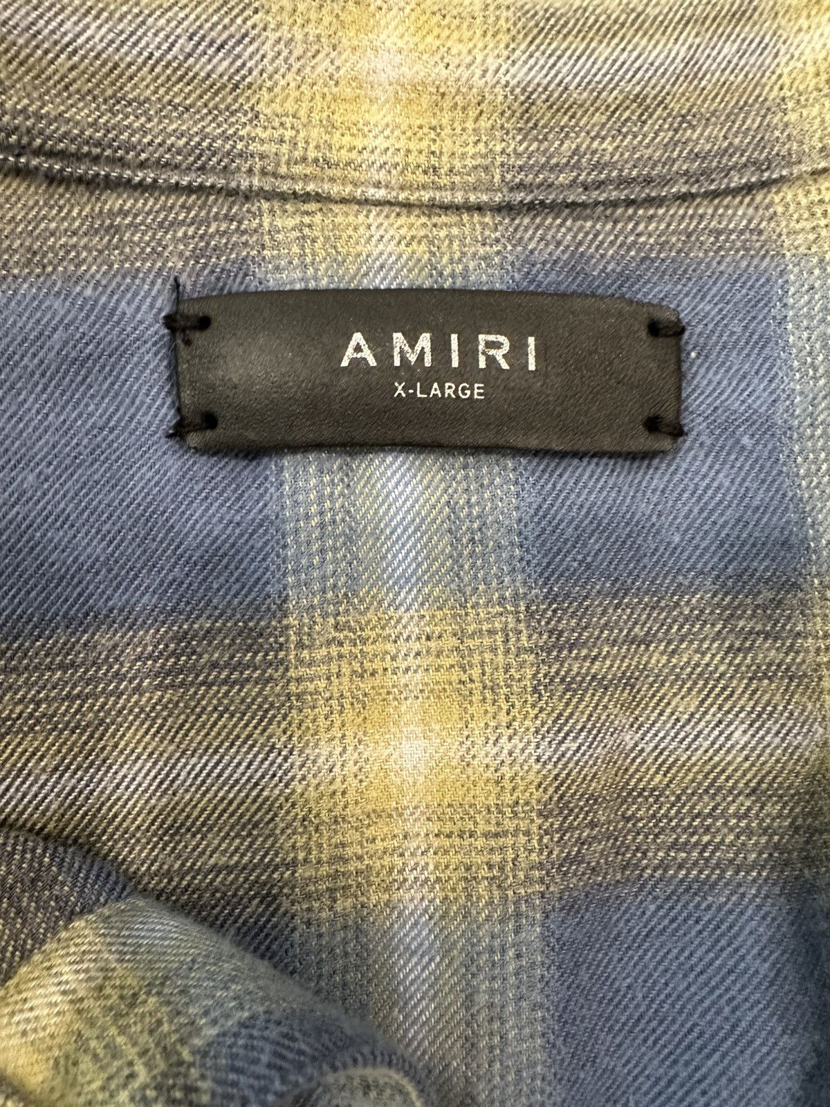 Amiri Distressed Amiri flannel XL Size US XL / EU 56 / 4 - 4 Thumbnail