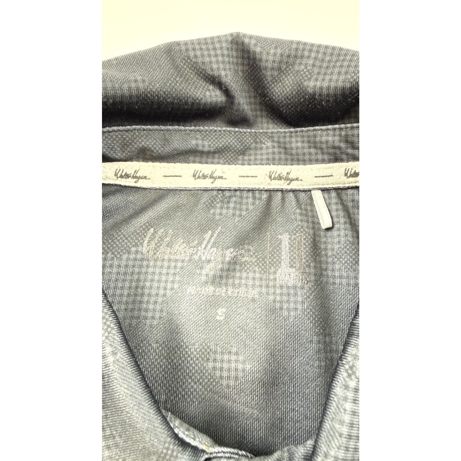 Vintage Walter Hagen Polo Shirt Mens Small Gray Camo Golf Performance Stretch Top Size US S / EU 44-46 / 1 - 4 Thumbnail
