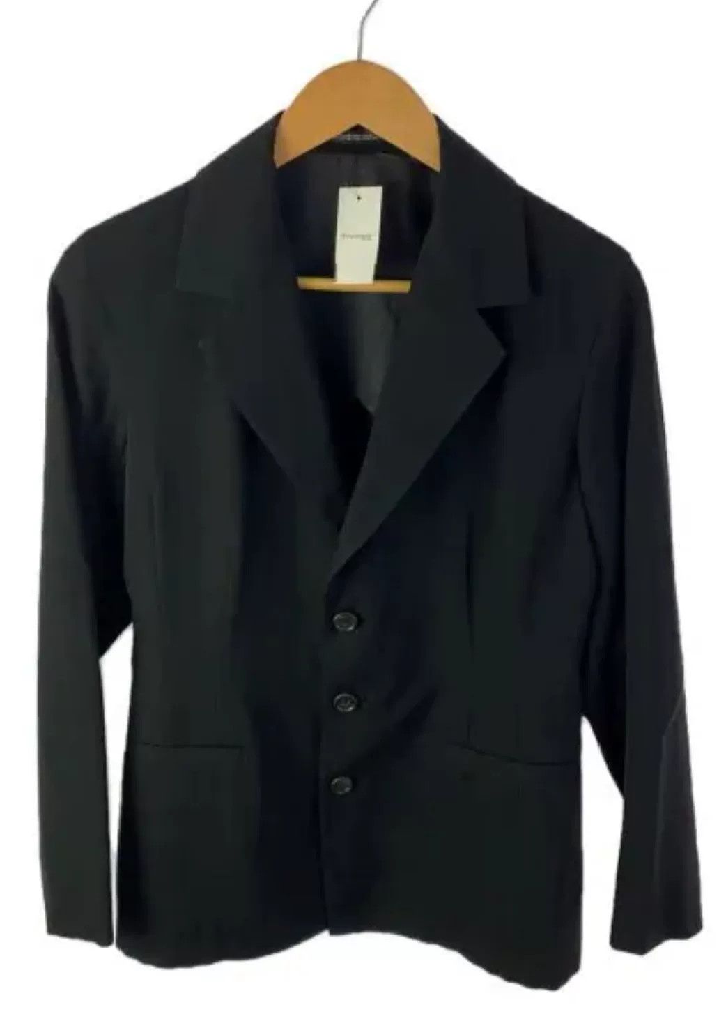Yohji Yamamoto Yohji Yamamoto Black Wool Jacket Size US L / EU 52-54 / 3 - 1 Thumbnail