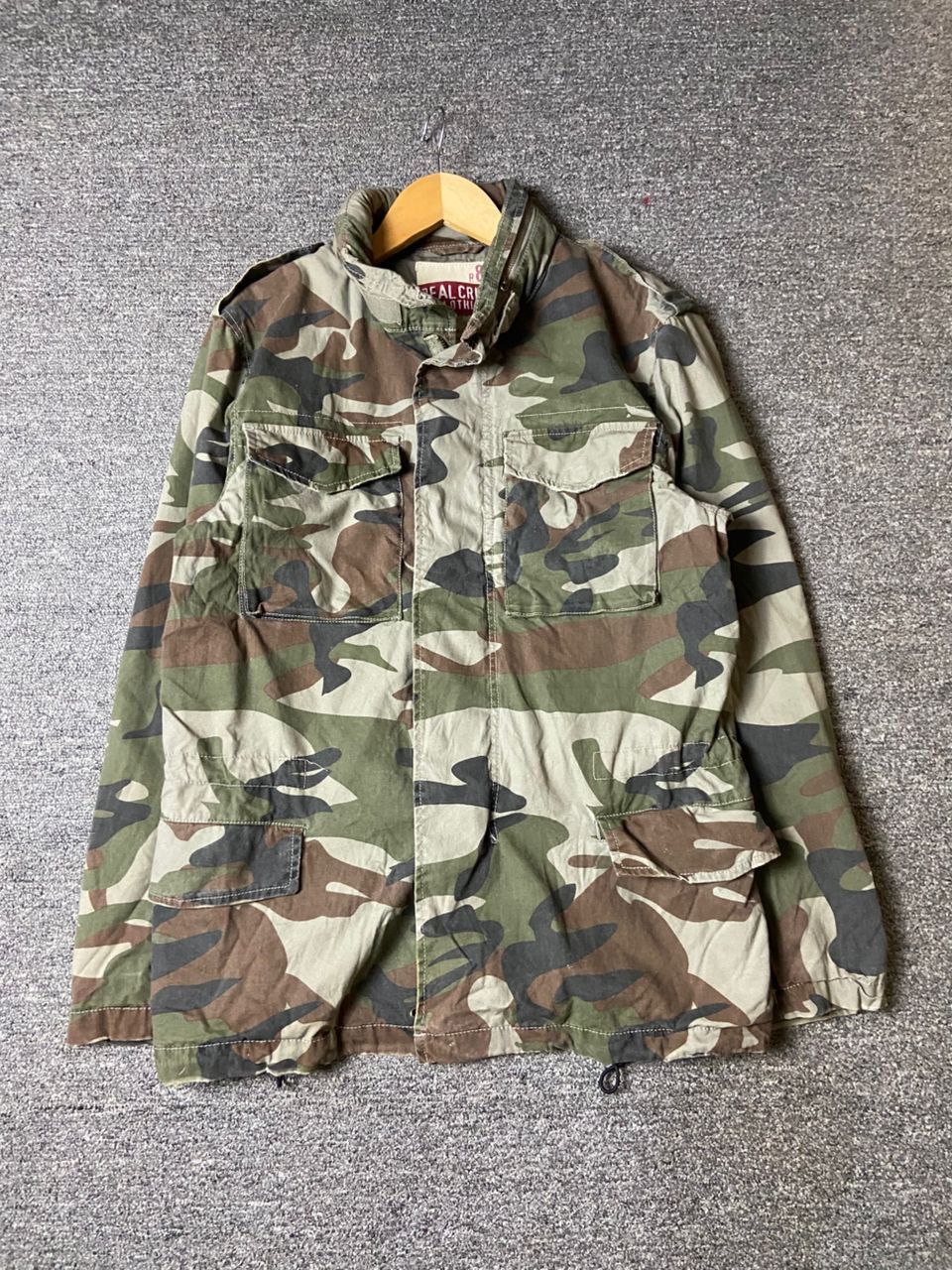 Japanese Brand Vintage Real Crush R-86 Camo Jacket (177) Size US M / EU 48-50 / 2 - 1 Thumbnail