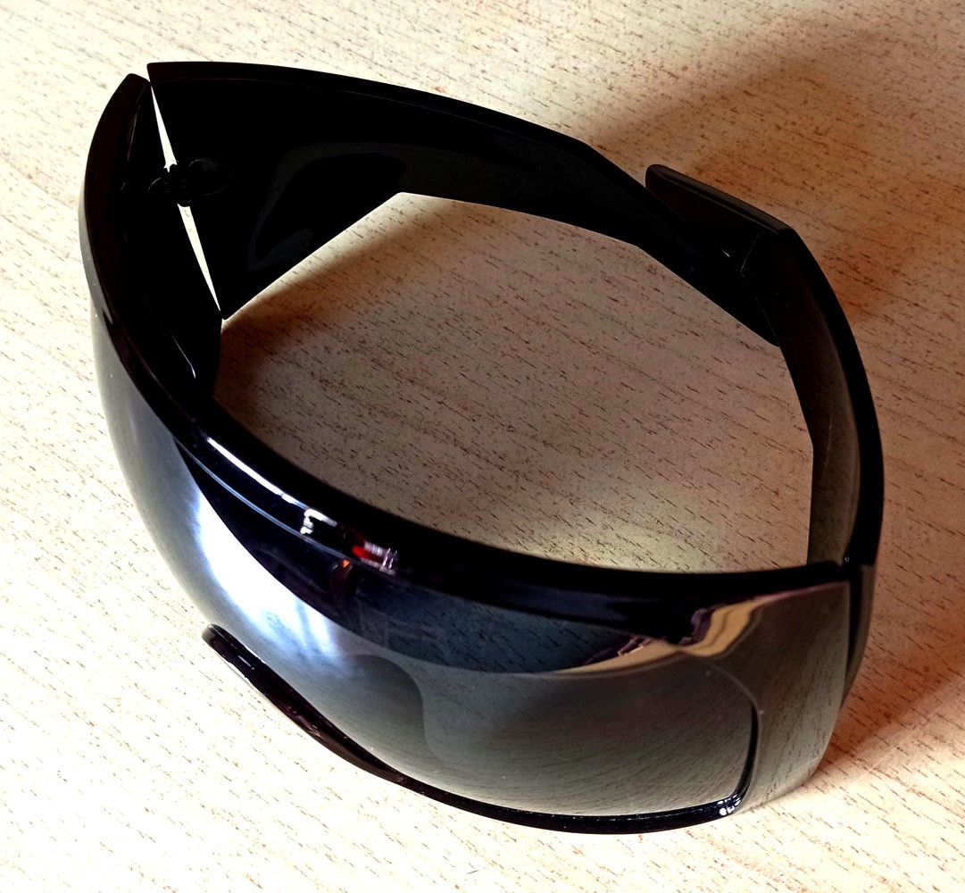 Jewelry × Vintage Punk BLACK MYTH Oversize Mask Armor Sunglasses Size ONE SIZE - 4 Thumbnail