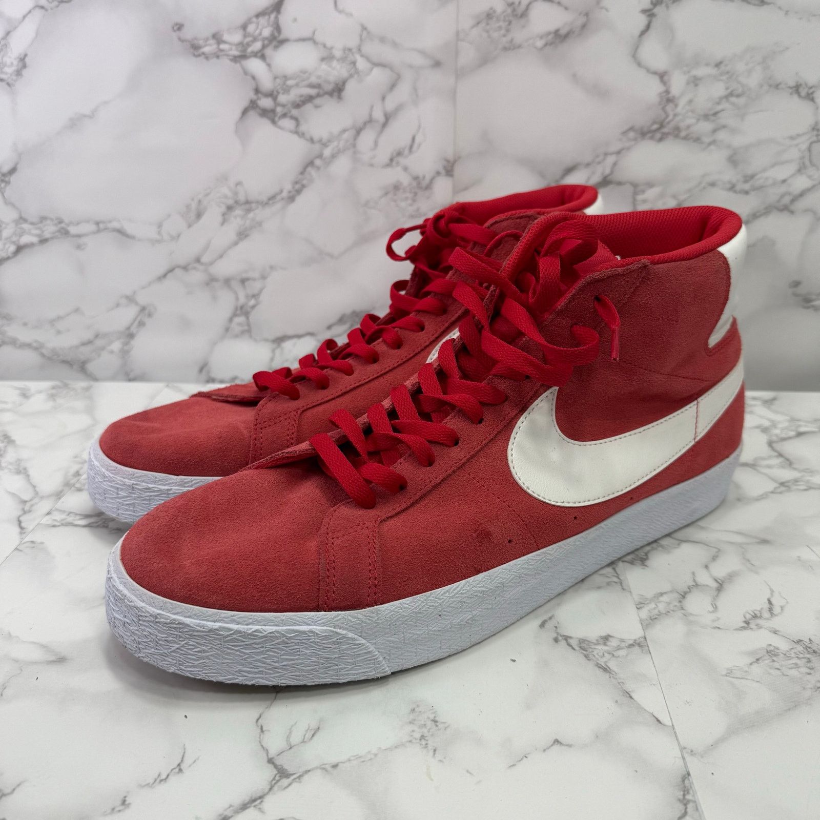 Nike Nike Men's Sneakers 14 Zoom Blazer University Red NWOT M127 Size US 14 / EU 47 - 2 Thumbnail