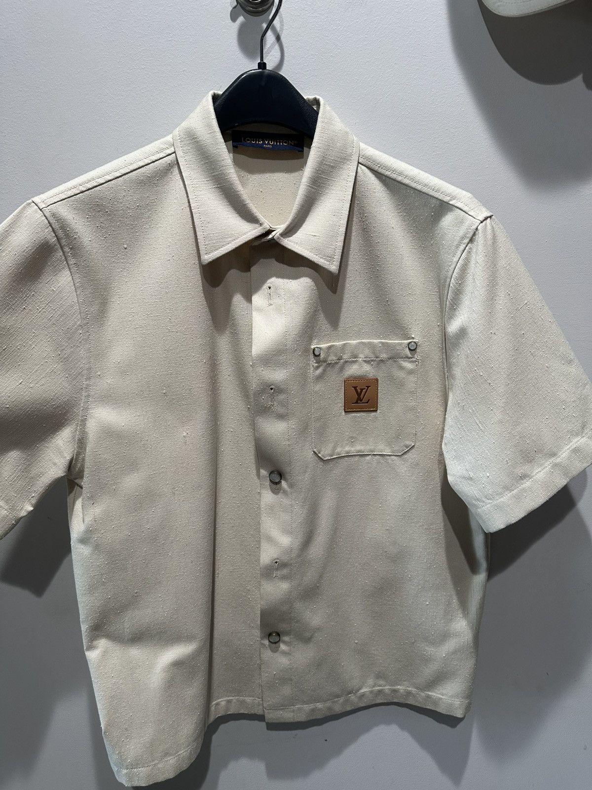 Louis Vuitton Silk-Blend Short-Sleeved Shirt