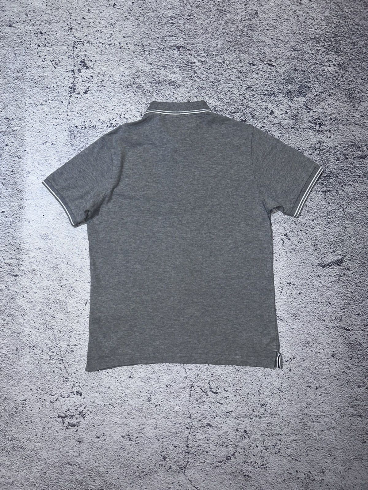 Stone Island Stone Island Slim Fit Polo Shirt – Grey Authentic Piece Size US M / EU 48-50 / 2 - 11 Thumbnail