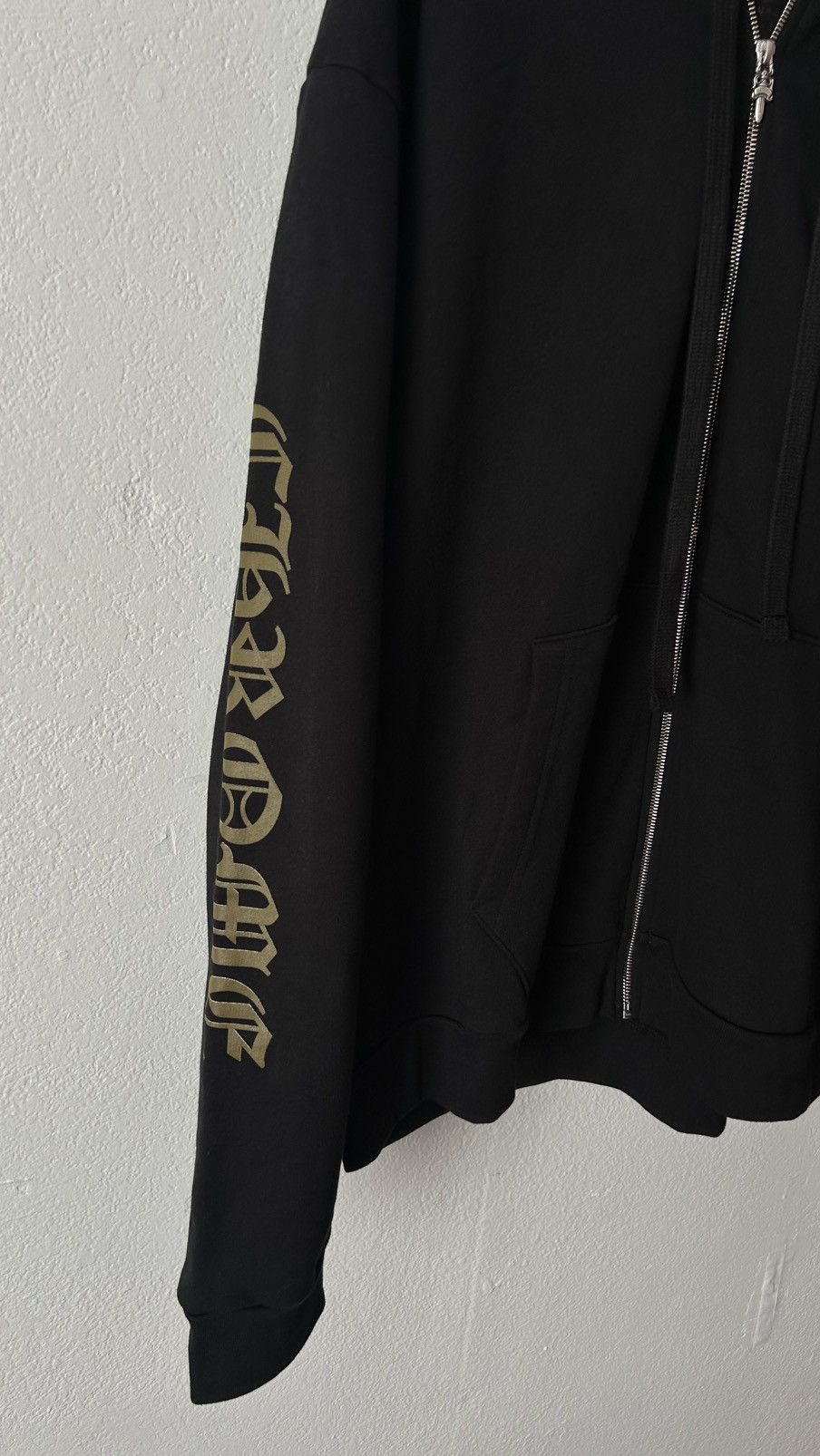 Chrome Hearts Chrome Hearts Olive Zip Up Hoodie Size US XL / EU 56 / 4 - 4 Thumbnail