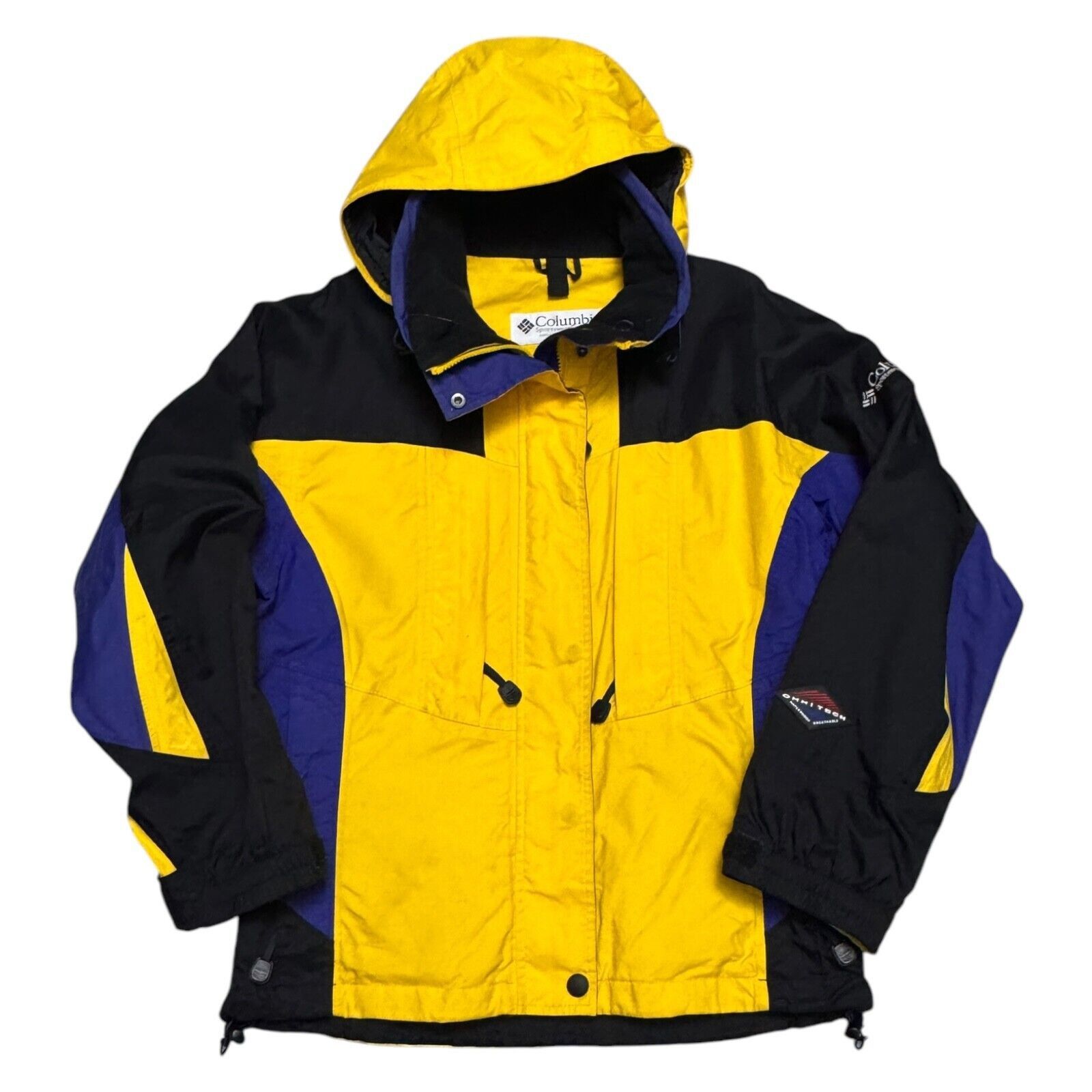 Columbia VINTAGE COLUMBIA Y2K Yellow Windbreaker Ski Jacket Medium Size M / US 6-8 / IT 42-44 - 1 Thumbnail
