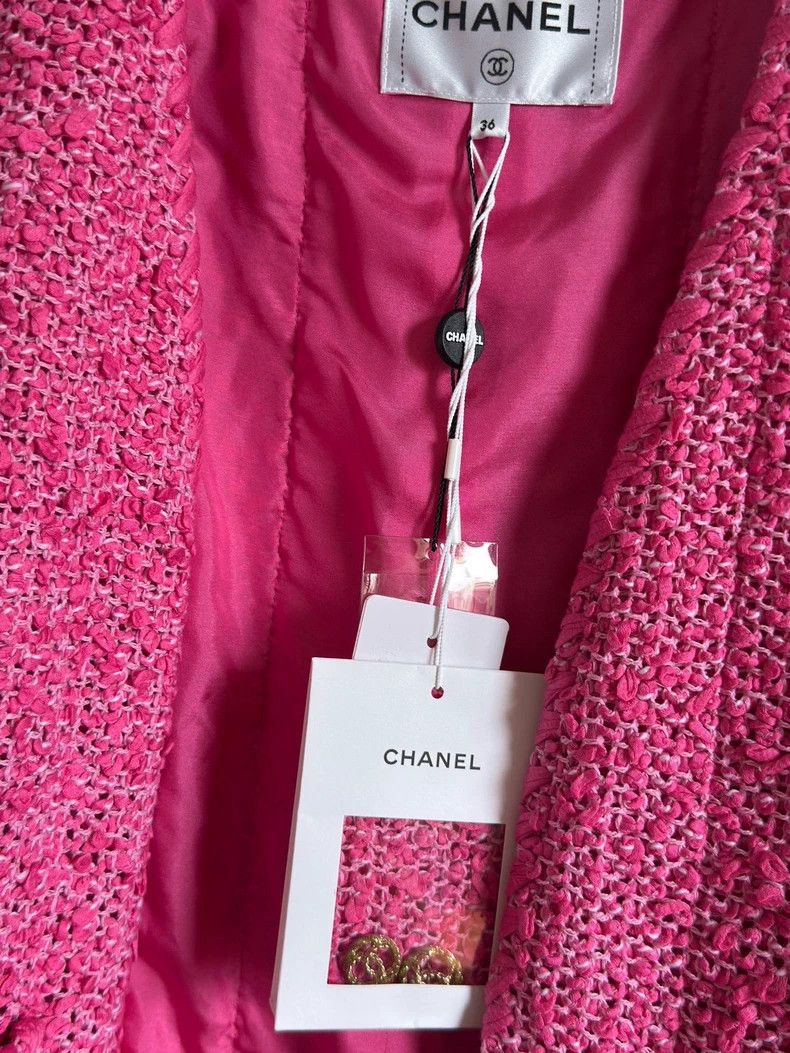 Chanel Chanel Yacht series pink tweed jacket Size XS / US 0-2 / IT 36-38 - 3 Thumbnail