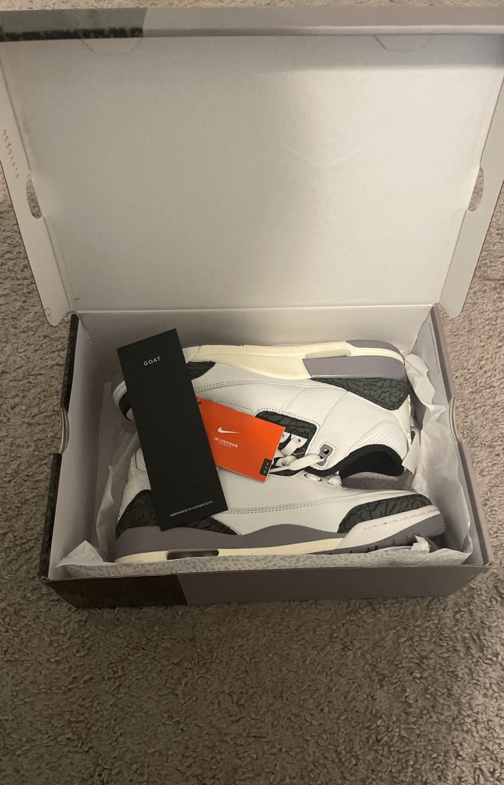 Jordan Brand Cement grey 3s Size US 8.5 / EU 41-42 - 1 Thumbnail