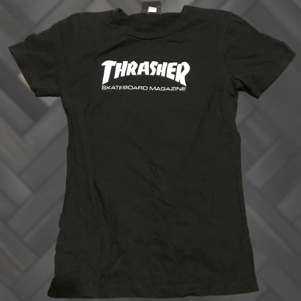 Thrasher Thrasher T-Shirt Black Size M Logo Crew Neck Short Sleeve Women Casual Vintage? Size M / US 6-8 / IT 42-44 - 1 Thumbnail