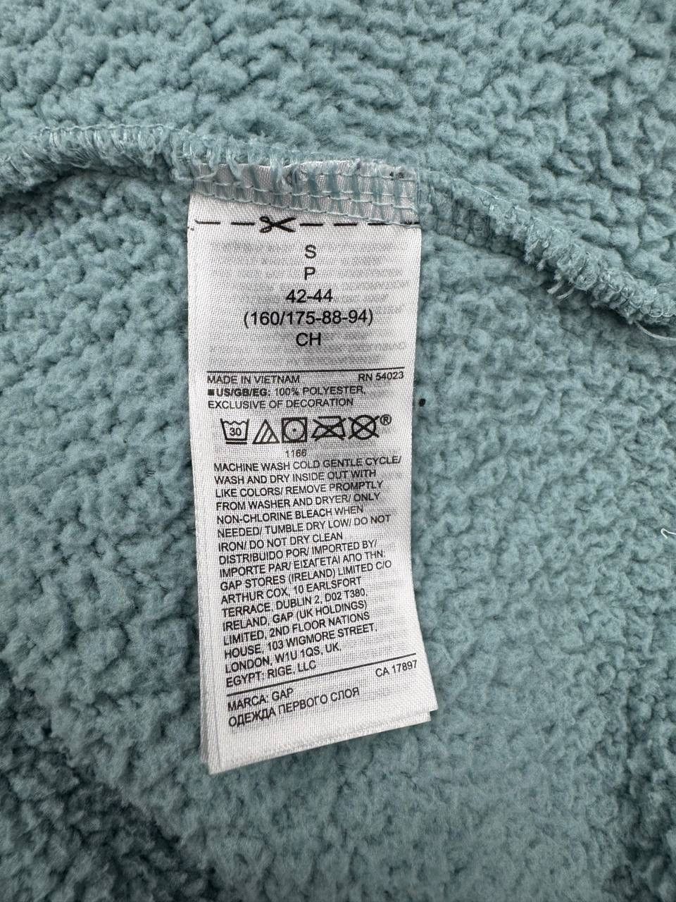 Gap GAP Women Fleece Sweatshirt Crewneck Green Size S Size S / US 4 / IT 40 - 4 Thumbnail