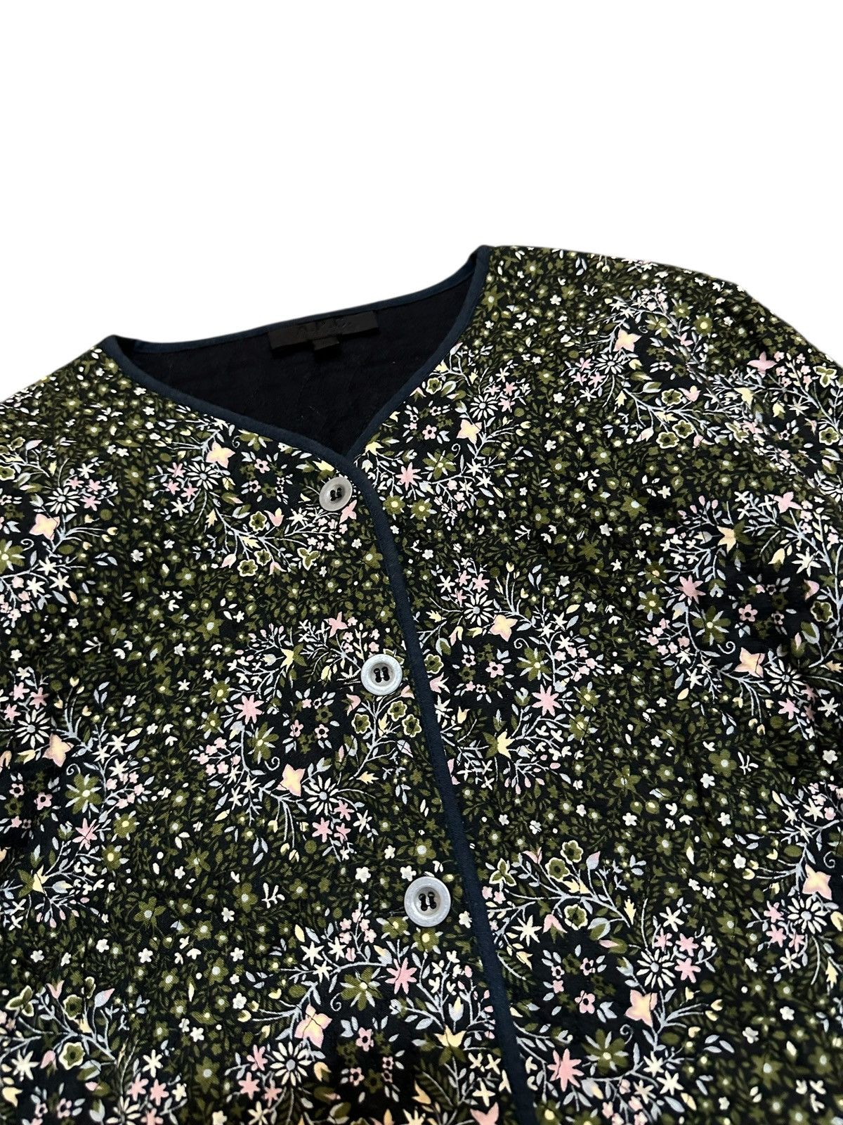 A.P.C. A.P.C. Floral Quiletd Jacket Size S / US 4 / IT 40 - 2 Thumbnail