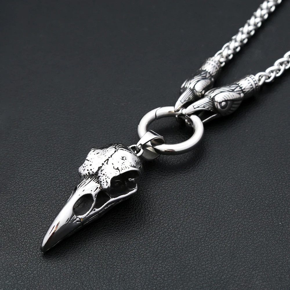 Other Crow Skull Pendant Necklace Size ONE SIZE - 3 Thumbnail