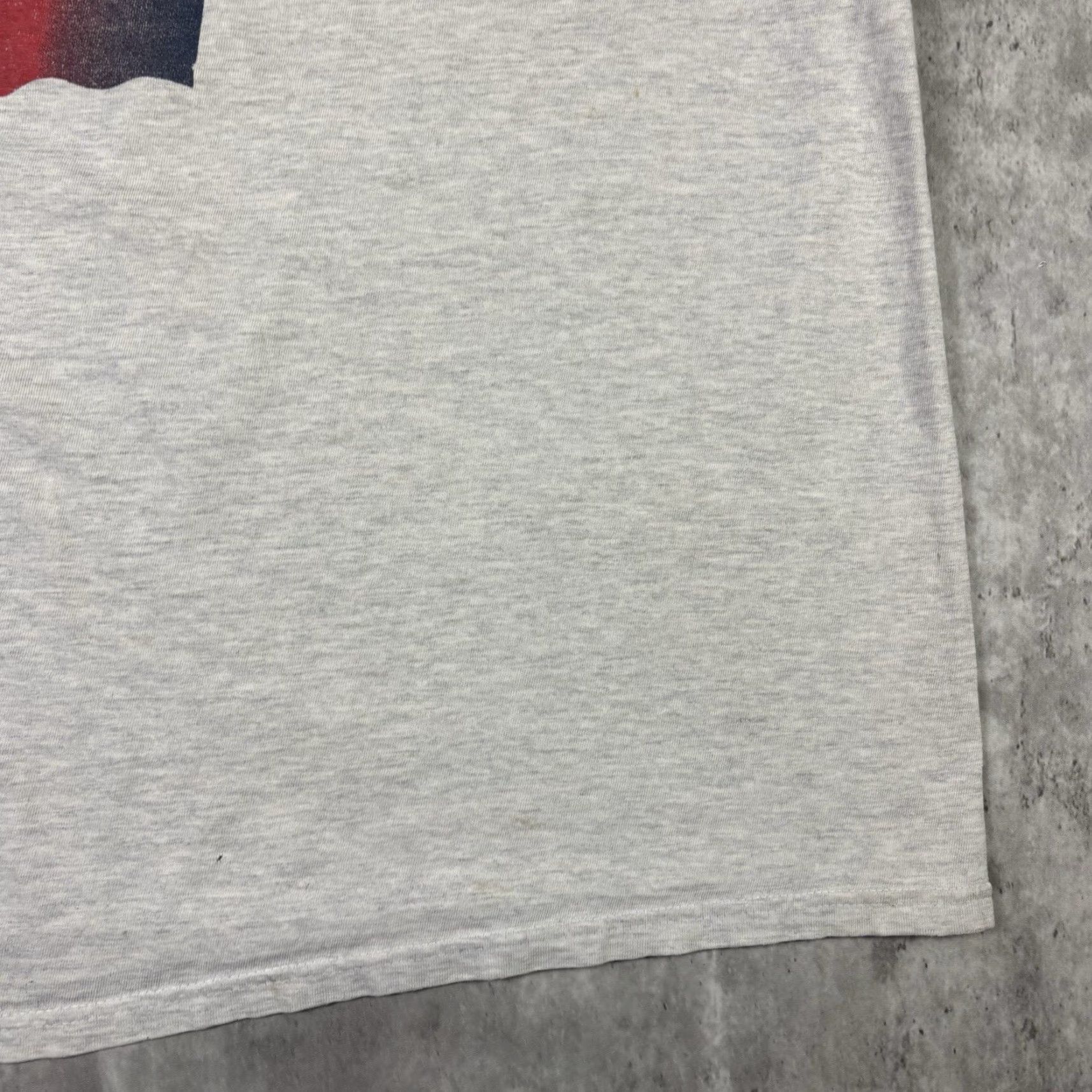 Hanes VINTAGE 90s Red Sail Sports T Shirt Adult 2XL Hanes Gray Cotton Graphic Print Short Sleeve Crew Neck Men Sports 90s Retro Vintage Mens Size US XXL / EU 58 / 5 - 7 Thumbnail