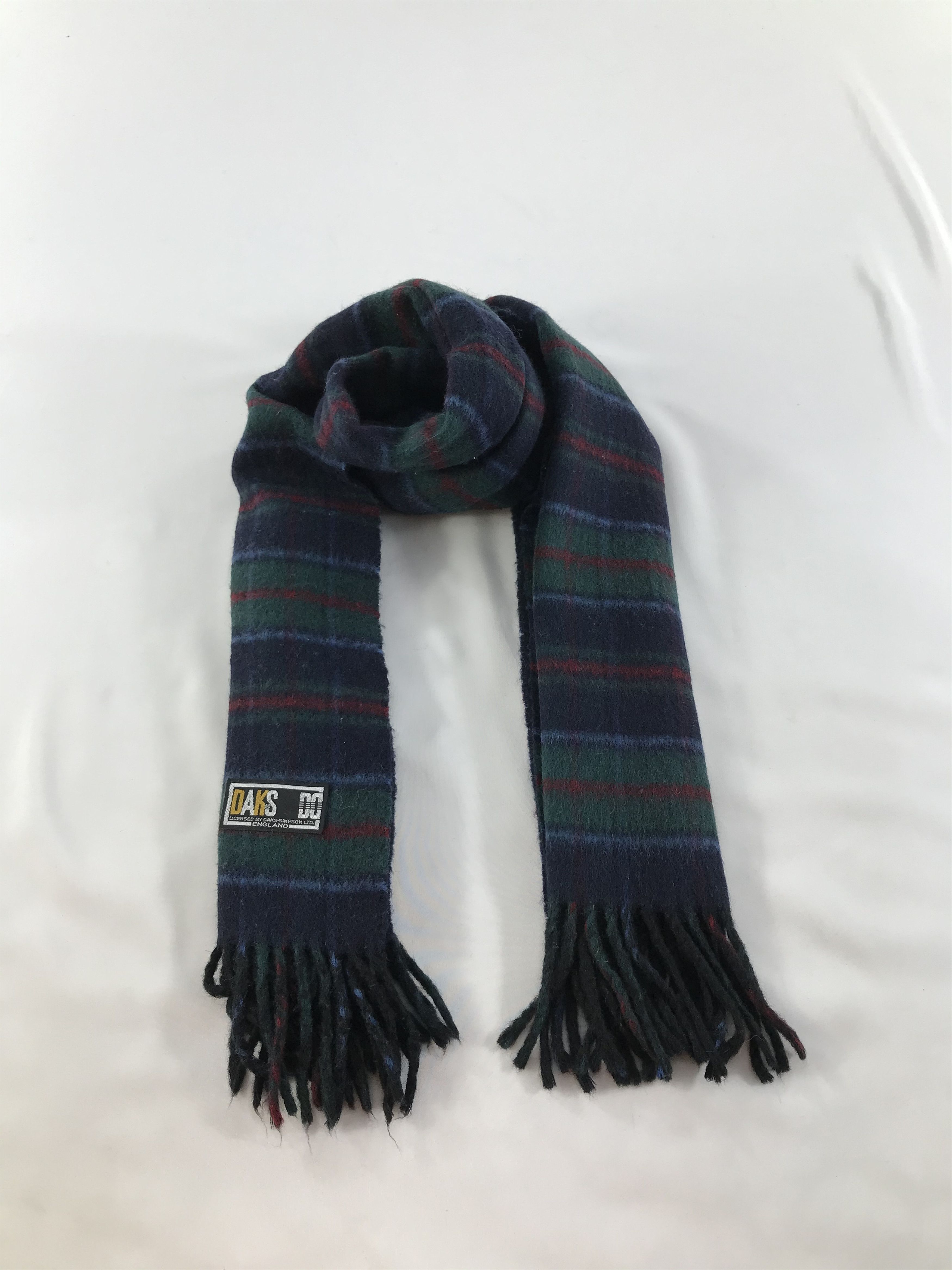 DAKS DAKS London Tartan Wool Scarf Muffler V45 Size ONE SIZE - 1 Thumbnail
