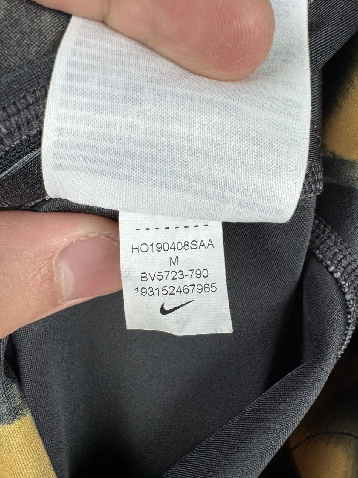 Nike Nike Women’s Floral Dri-Fit Leggings Black Yellow Size M Size 30" / US 8 / IT 44 - 12 Thumbnail