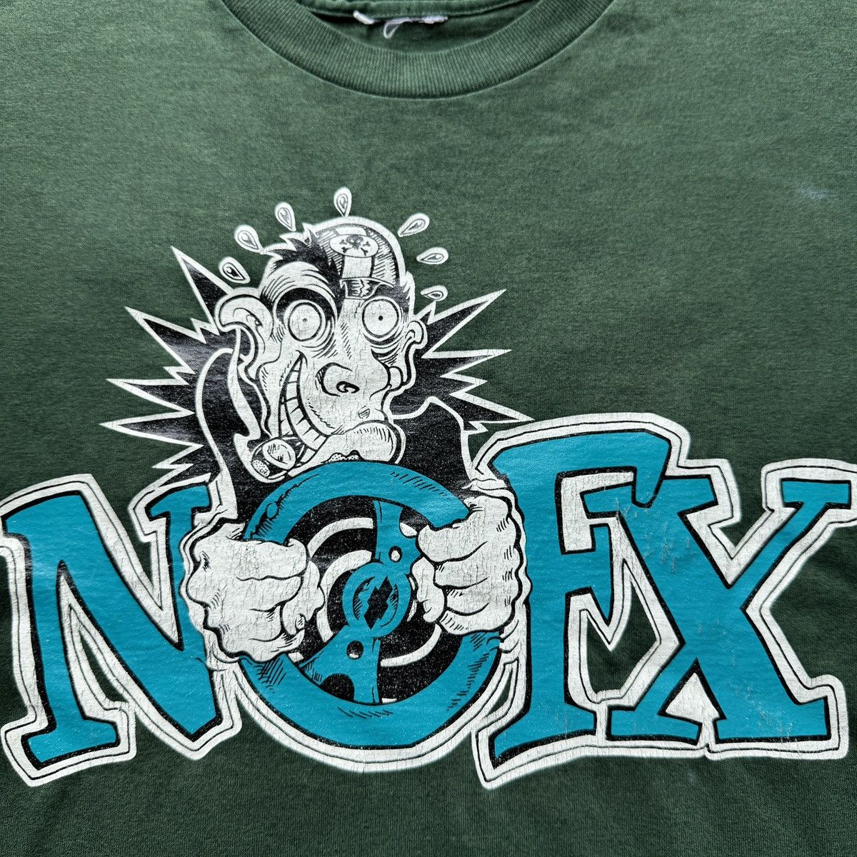 Band Tees 90s NOFX Drunk Driver Fat Wreck Chords Skate Punk Rock band Size US L / EU 52-54 / 3 - 5 Thumbnail