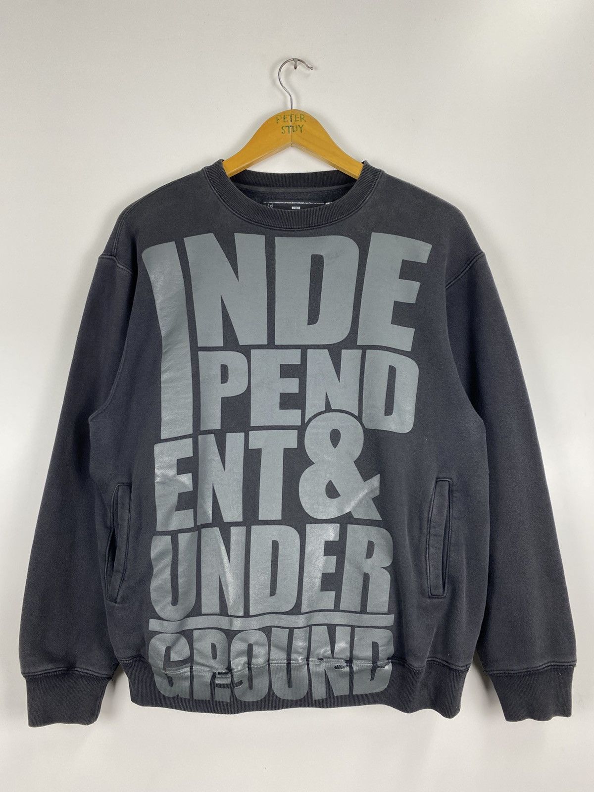 Independent Trading Co. × Italia Independent Vintage Independent & Underground Sweatshirt Size US XL / EU 56 / 4 - 3 Thumbnail