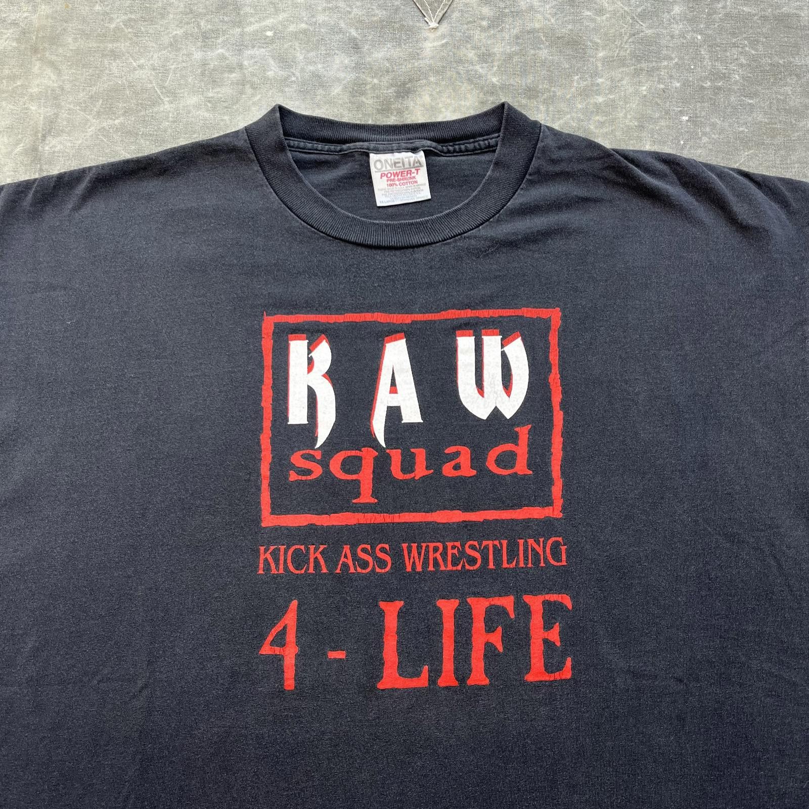 Vintage × WWE Rare Vintage Raw Squad WWE Wrestling Budweiser Joke Shirt Size US XXL / EU 58 / 5 - 4 Thumbnail