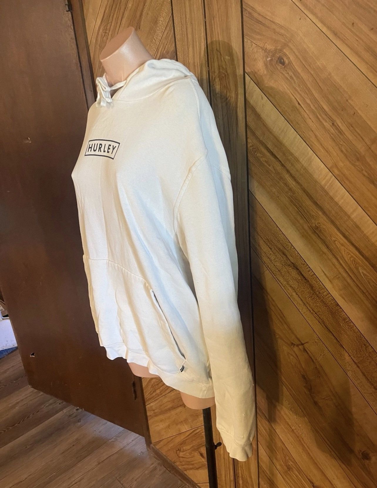 Hurley Hurley Men’s Large Tan Icon Box Pullover Hoodie Small Flaws Size US L / EU 52-54 / 3 - 4 Thumbnail