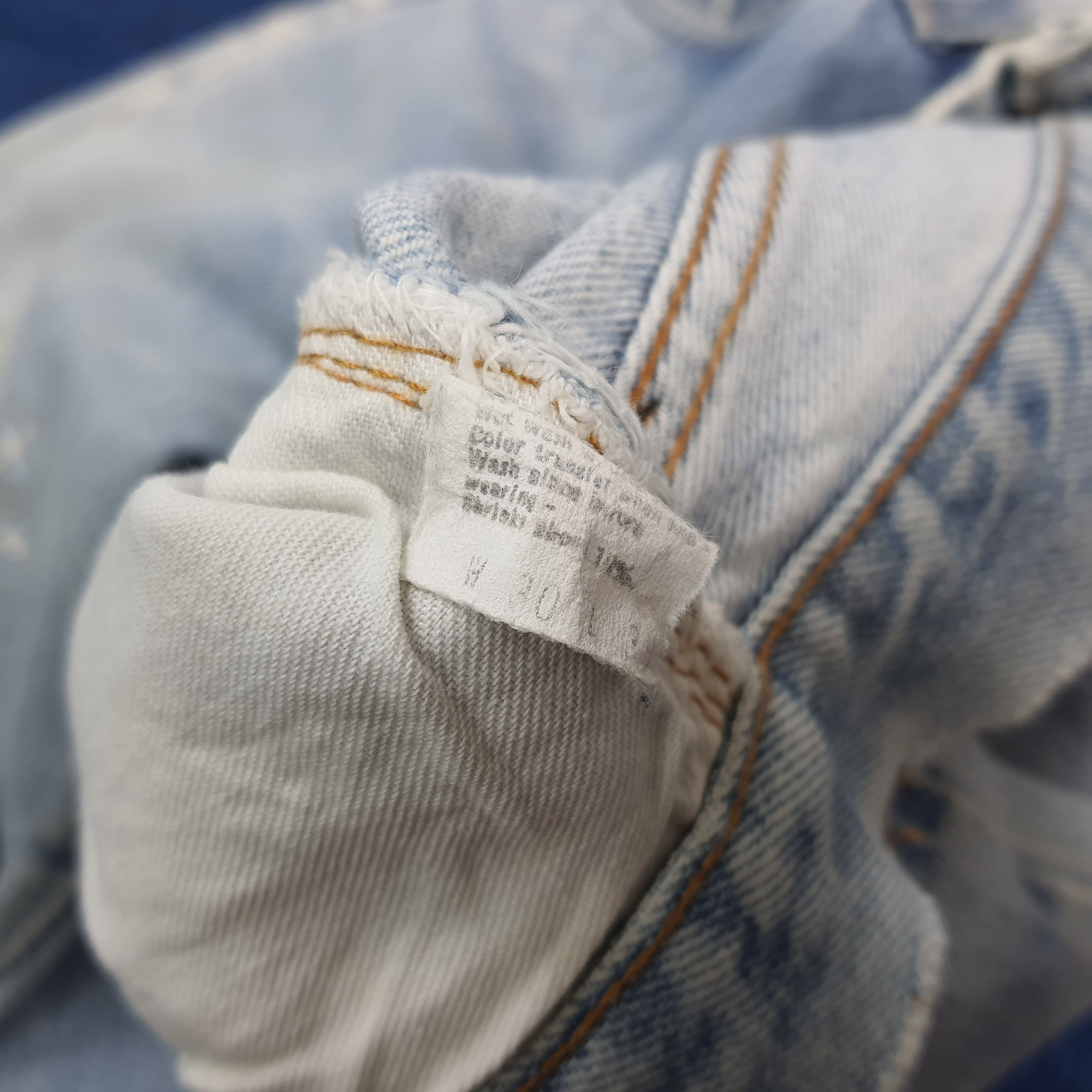 Levi's Vintage Levi’s 501 Custom Sashiko Repair Distressed C297N11 Size US 28 / EU 44 - 12 Thumbnail