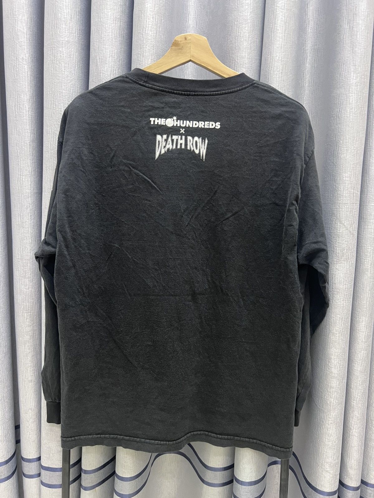 Death Row Records Thrashed Faded Death Row Records Cracked Long Sleeve Tee Size US L / EU 52-54 / 3 - 4 Thumbnail