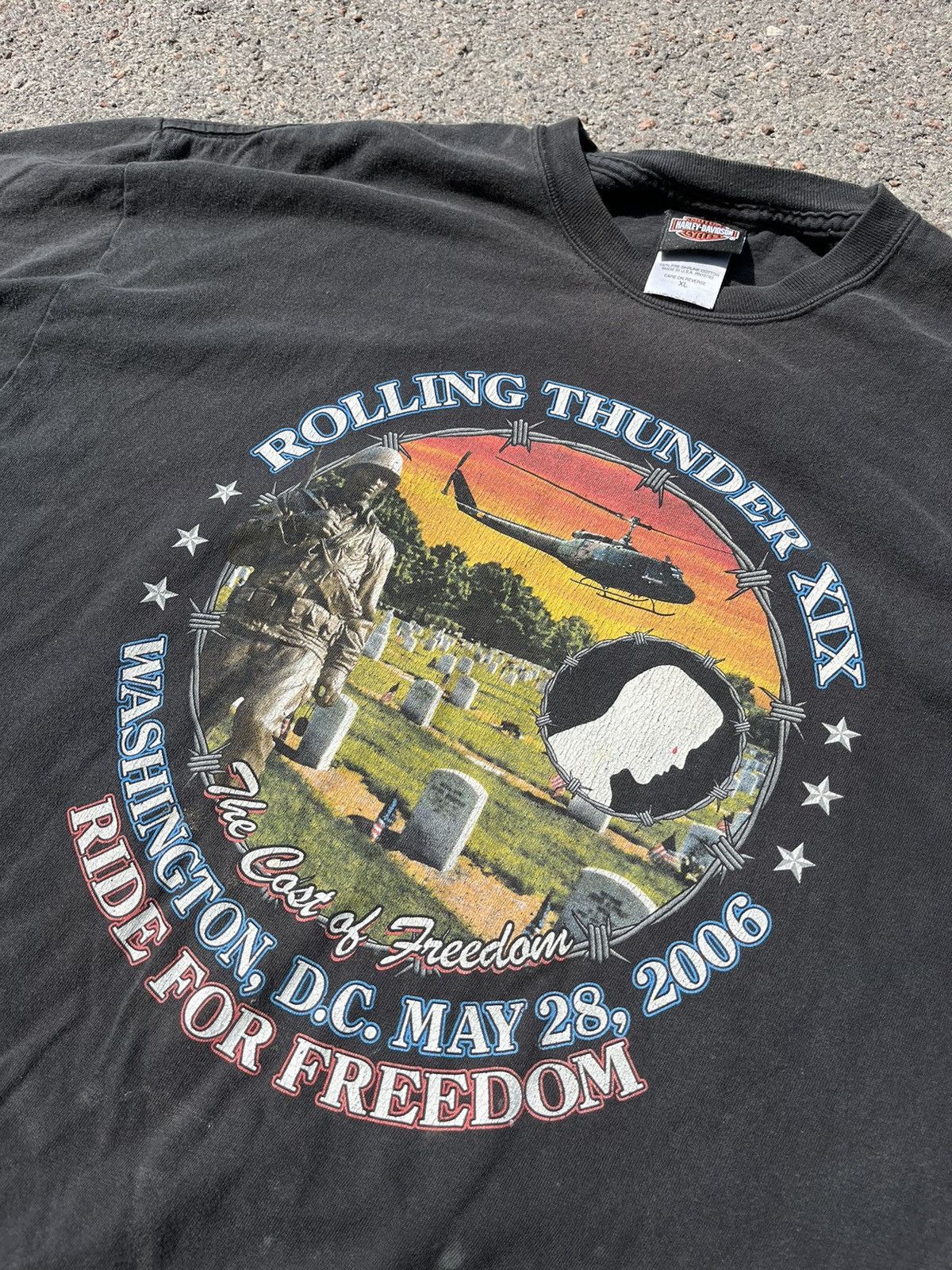Harley Davidson VINTAGE HARLEY DAVIDSON 2006 TEE XL MADE IN USA Size US XL / EU 56 / 4 - 3 Thumbnail
