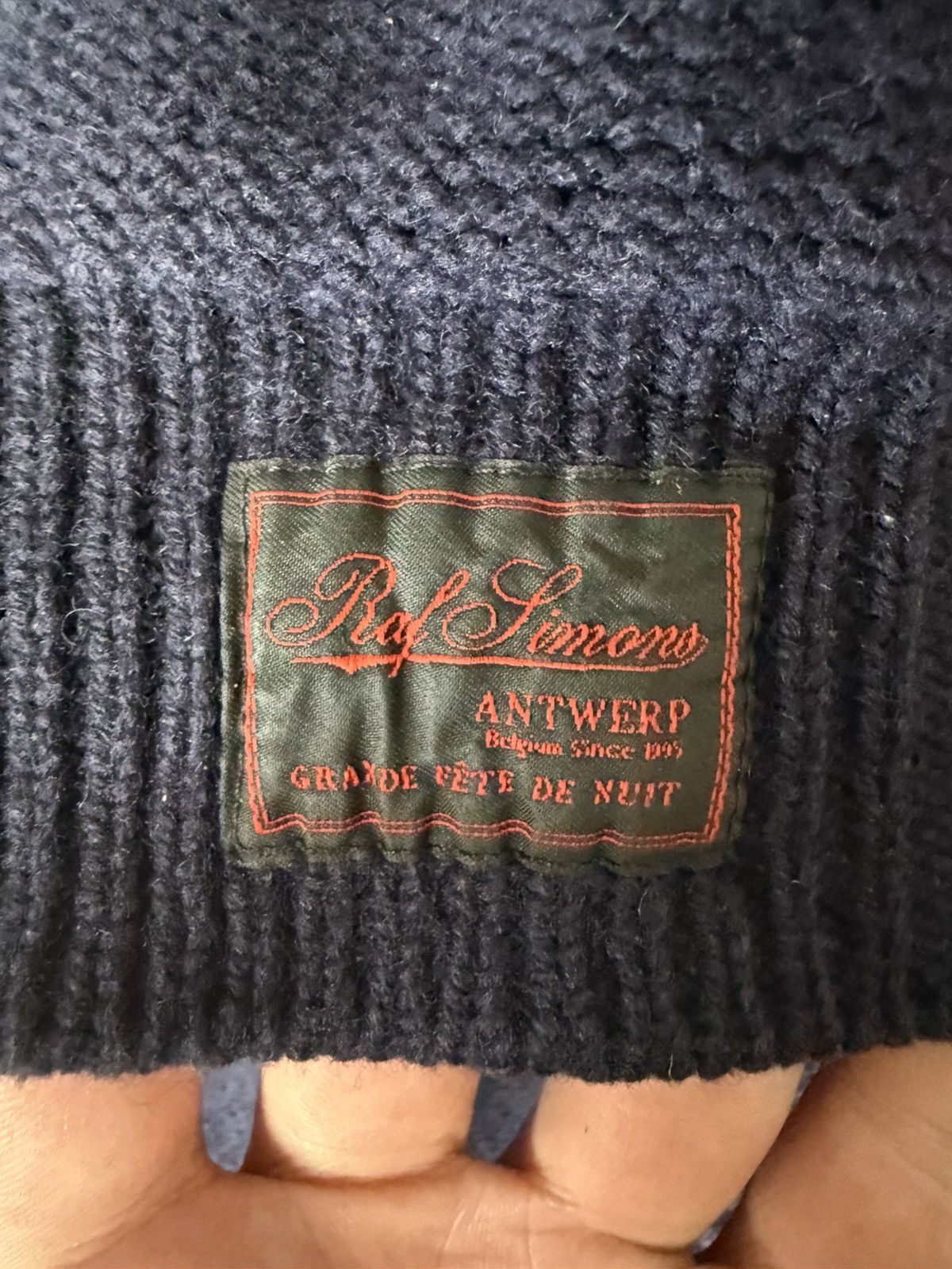 Raf Simons Raf Simons AW22-23 Detached Oversized Merino Wool Sweater Size US M / EU 48-50 / 2 - 4 Thumbnail