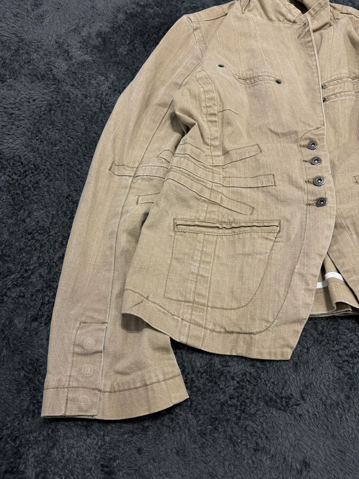 Hysteric Glamour × Undercover 00s Napoleon Military Jacket Coat YSL PPFM Balmain Vibe Size L / US 10 / IT 46 - 2 Thumbnail