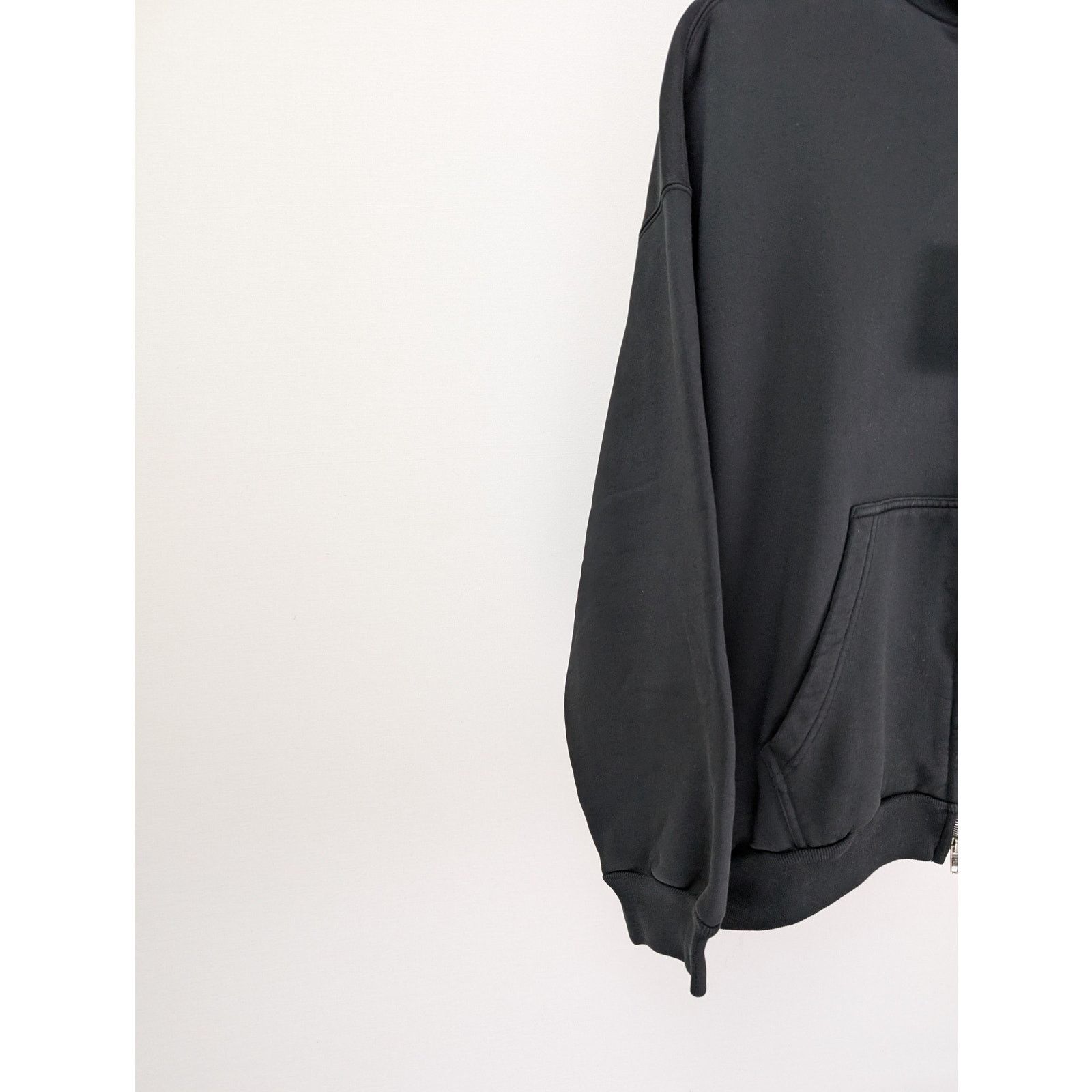 Balenciaga o1rshd1 Need for Speed Tape Fit Zip-up Hoodie in Black Size US L / EU 52-54 / 3 - 7 Thumbnail