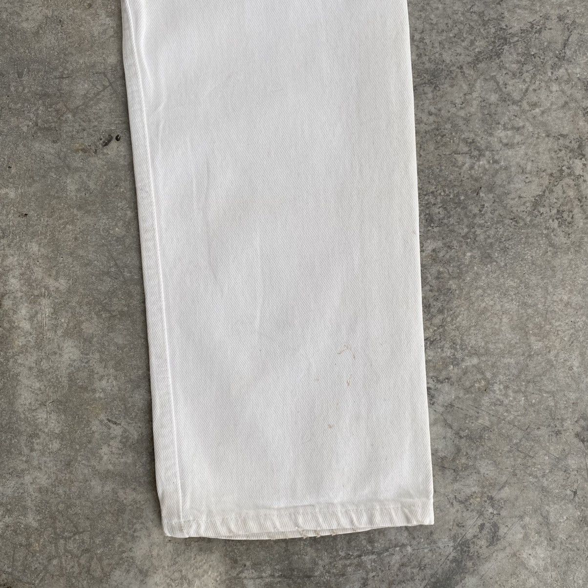 Levi's Size 30x30 Vintage 1998 Levis 501 White Denim Dirty Jeans Size US 30 / EU 46 - 8 Thumbnail