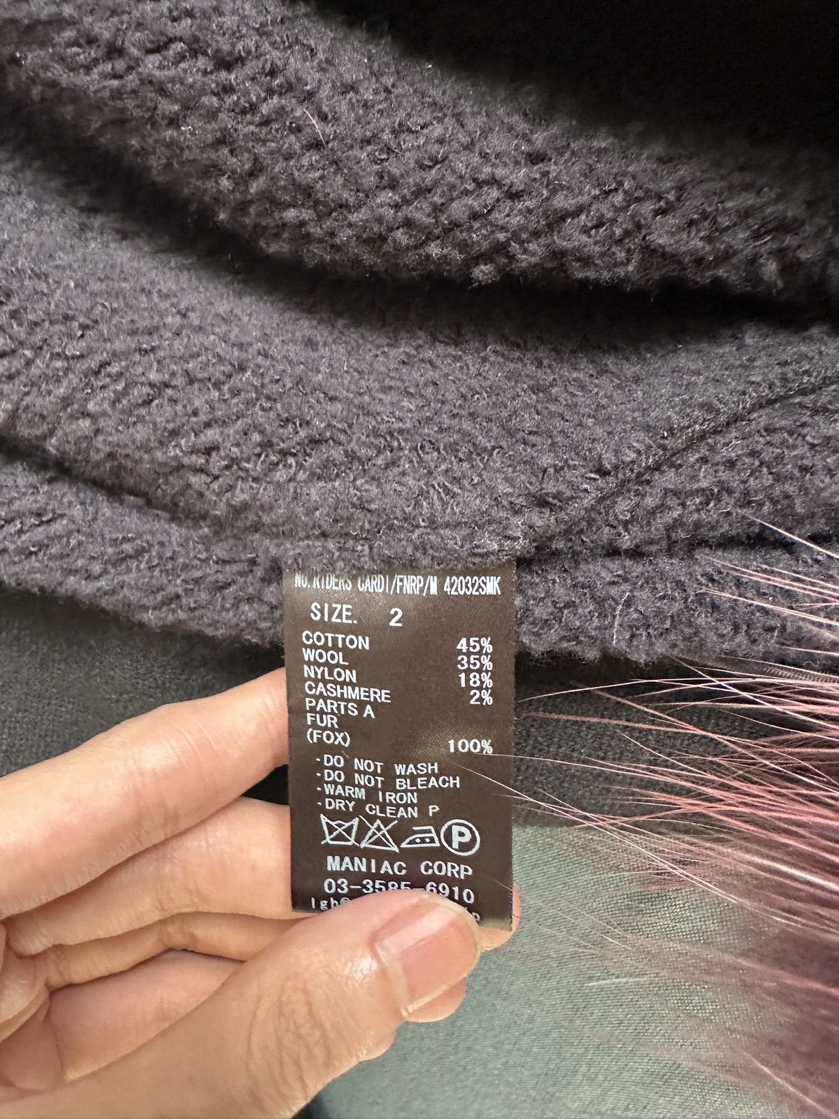 Le Grande Bleu (L.G.B.) L.G.B RIDERS CARDI FOX fur Size US XS / EU 42 / 0 - 4 Thumbnail