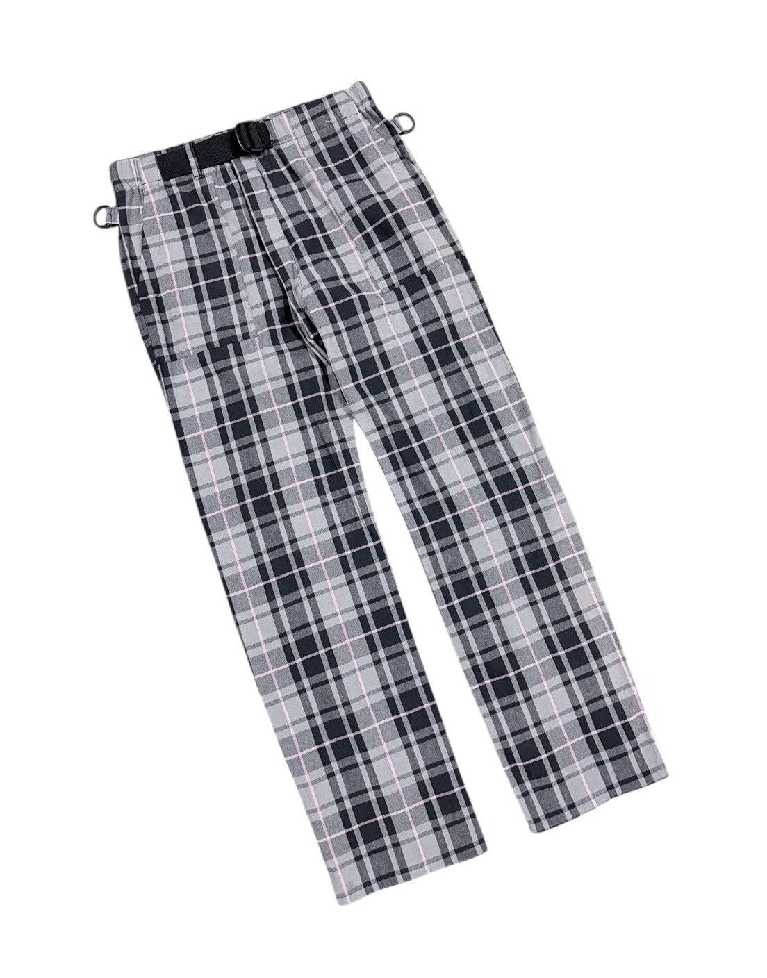 Montage Vtg🔥Montage Zipper Fatigue Pocket Tartan Pants Size US 33 - 5 Thumbnail