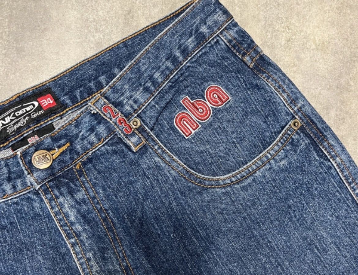 Other UNK NBA Cavaliers 23 Baggy Denim Size 34 Y2K Size US 34 / EU 50 - 7 Thumbnail