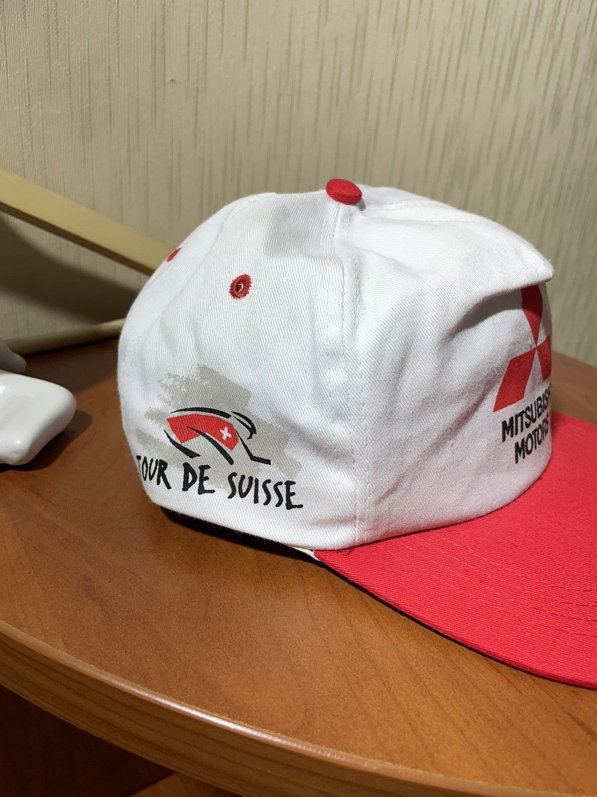 Vintage Mitsubishi racing vintage racing cap 80-90s Size ONE SIZE - 3 Thumbnail
