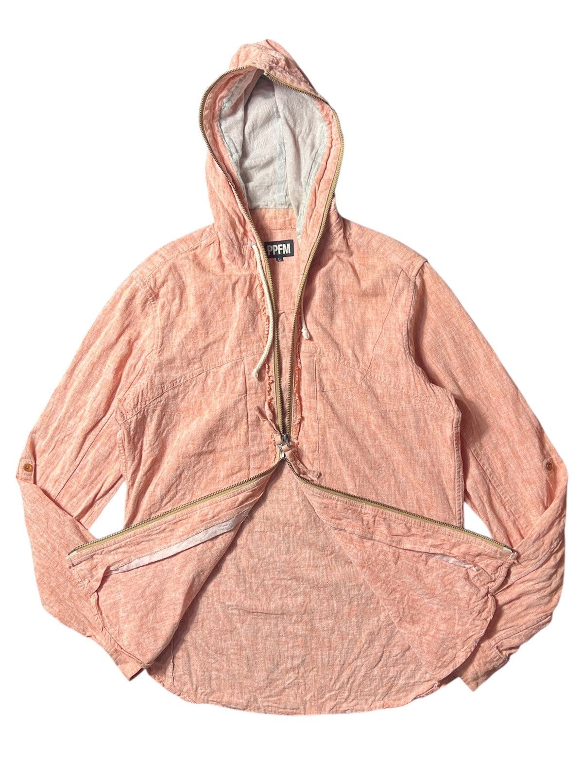 Japanese Brand PPFM Japanese Brand Light Hoodie Jacket Size US L / EU 52-54 / 3 - 3 Thumbnail