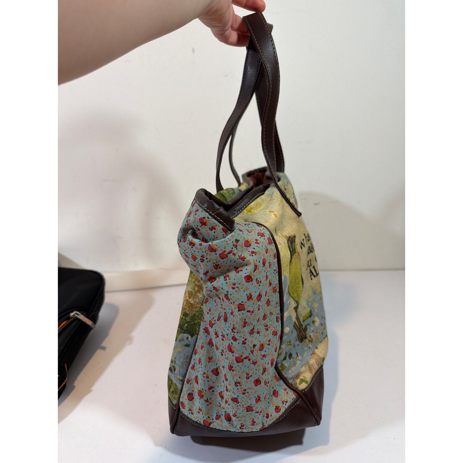 Other Kelly Rae Roberts Brown Purse Tote What Makes You Come Alive Size ONE SIZE - 4 Thumbnail