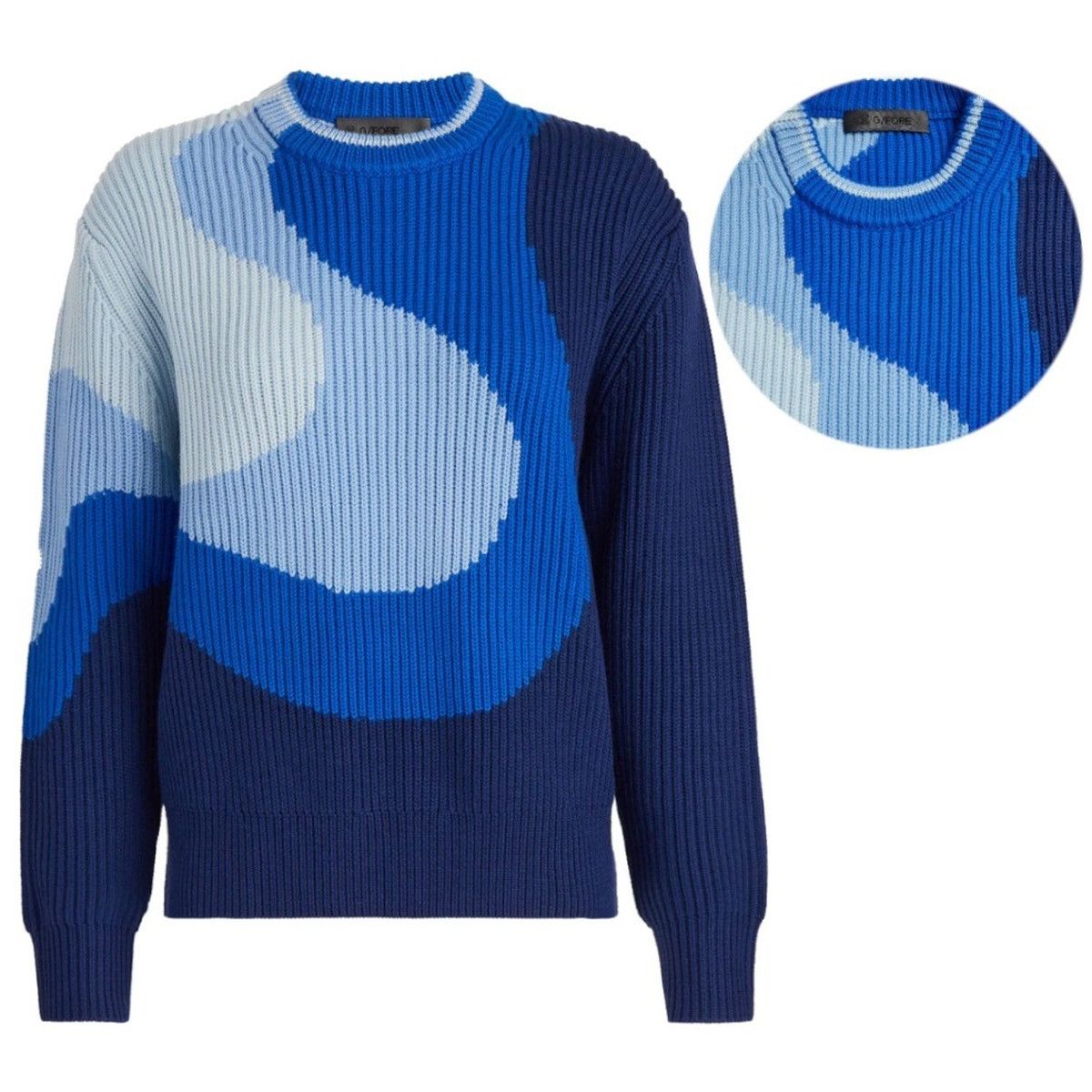 G/FORE G/FORE MERINO WOOL BLUE KNIT SWEATER Size US S / EU 44-46 / 1 - 1 Thumbnail